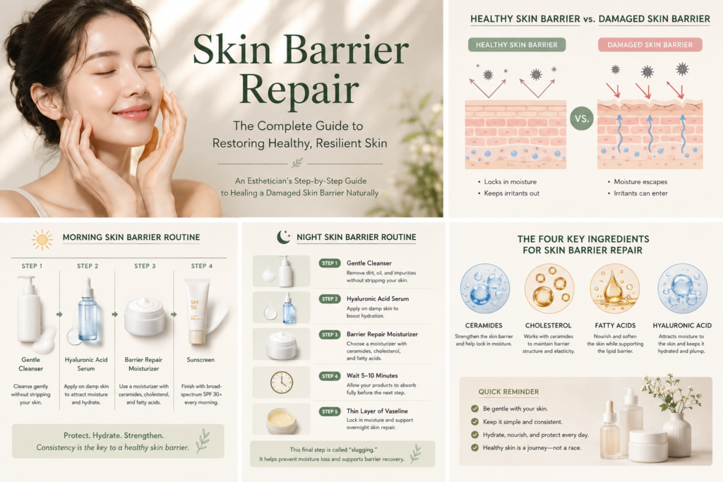 Skin Barrier Repair: The Complete Guide to Restoring Healthy, Resilient Skin skin barrier