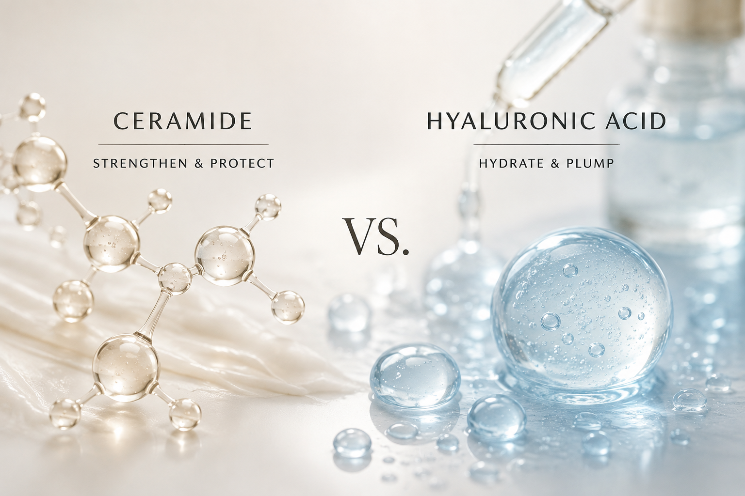 Ceramide vs. Hyaluronic Acid: Which One Does Your Skin Need?