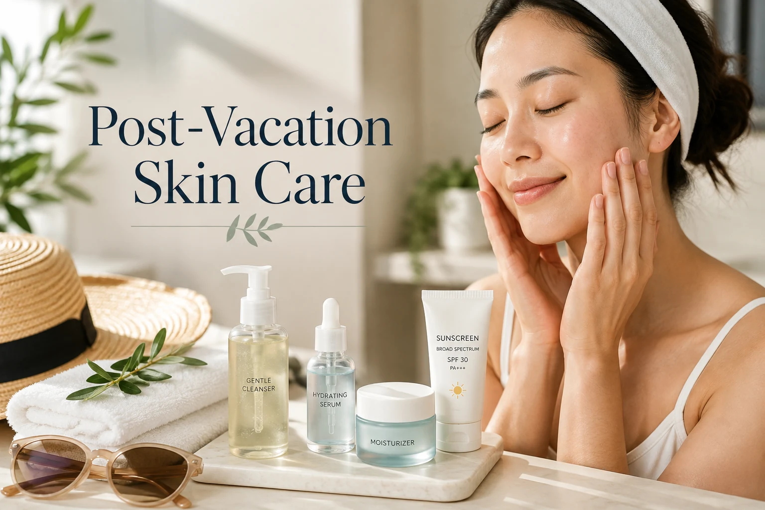 Post-Vacation Skin Care: How to Cleanse, Hydrate and Support Summer-Stressed Skin