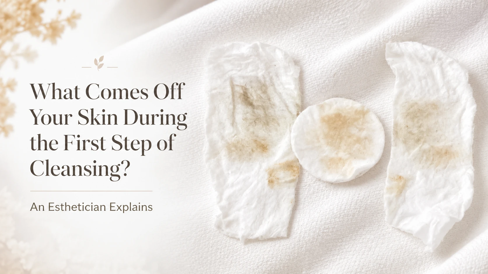 What Comes Off Your Skin During the First Step of Cleansing?